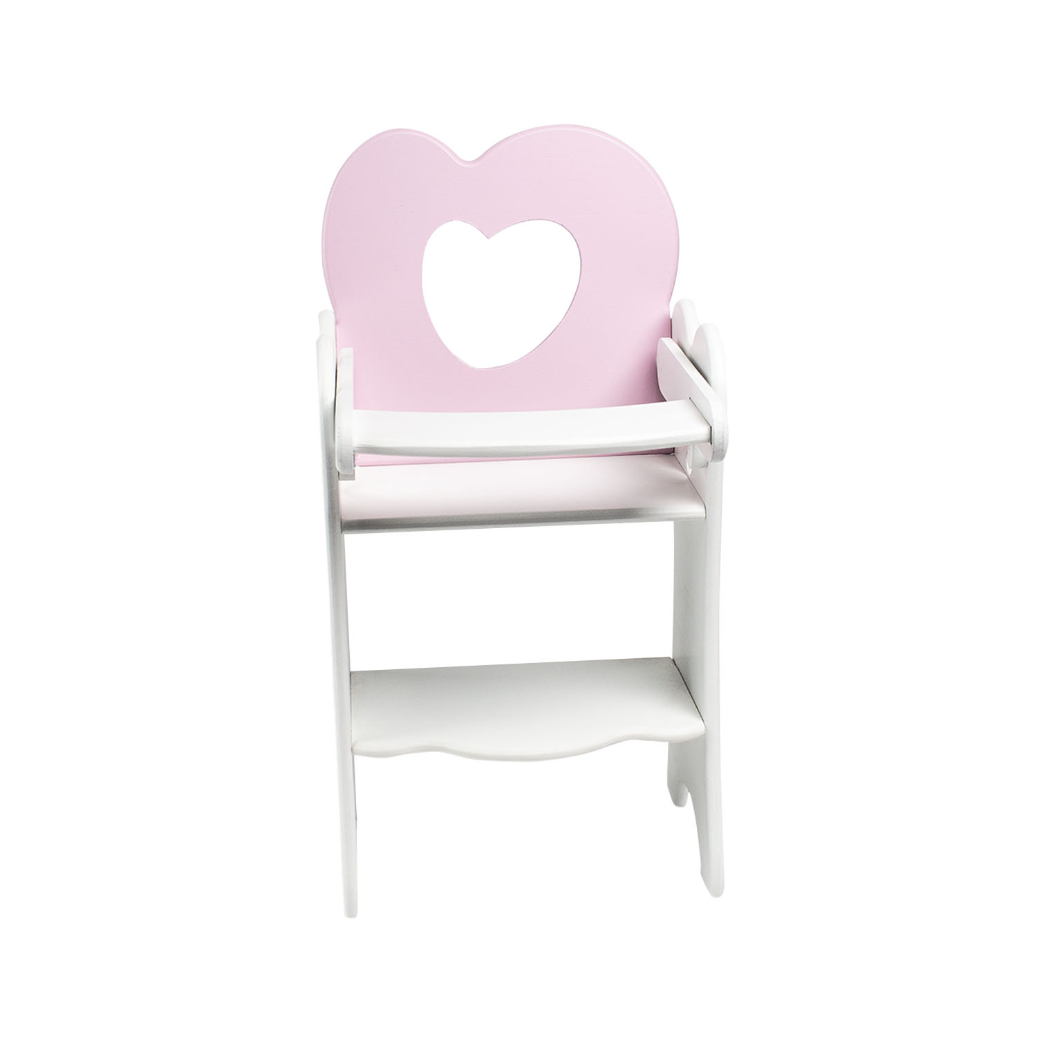 Кукольный стульчик для кормления, нежно-розовый  