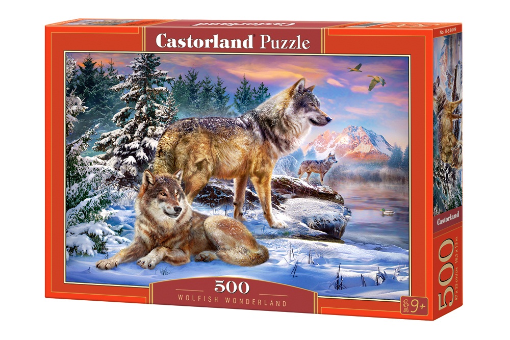 

Пазлы Castorland - Волчий мир, 500 элементов