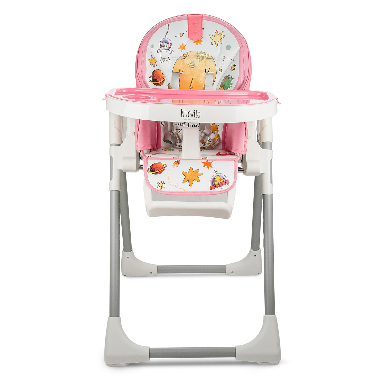 

Стульчик для кормления Nuovita Grande, цвет - Cosmo rosa/Розовый космос