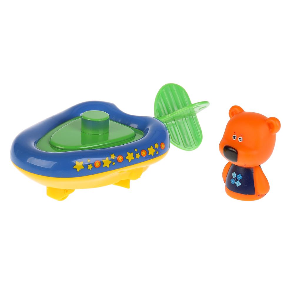 Игрушка пластизоль для ванны Капитошка – Ми-ми-мишки, Лодка и Кеша, 5,4 см  