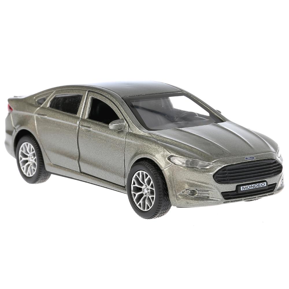 Машина инерционная металлическая - Ford Mondeo, 12 см, цвет серый открываются двери и багажник  