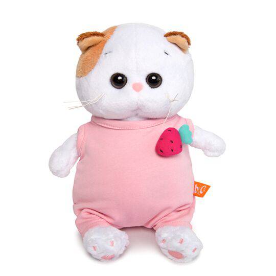 

Мягкая игрушка – Ли-Ли Baby в розовом комбинезоне с клубничкой, 20 см