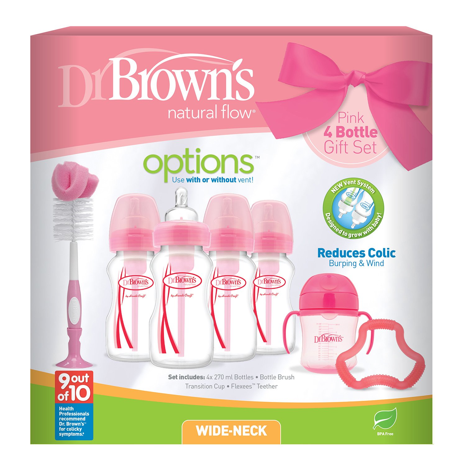 Набор бутылочек Dr Brown's 9 предметов. Подарочный набор Dr. Brown's. Бутылочка Dr Brown's Pink. Набор бутылочек Dr Brown's антиколиковых. Набор браун