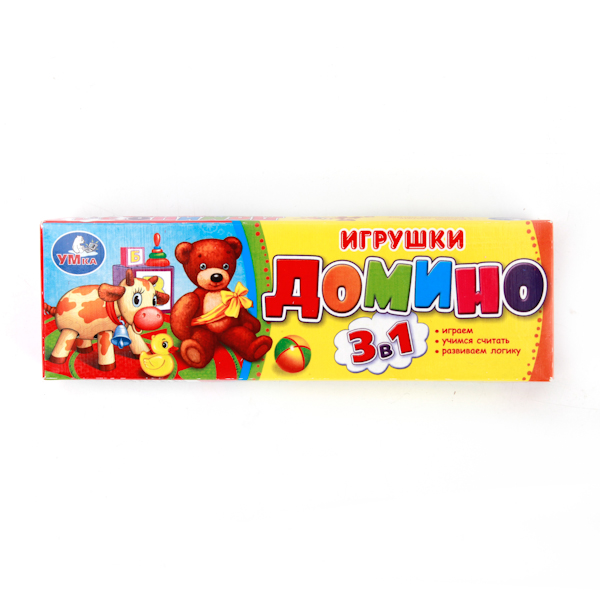 

Домино пластиковое – Игрушки, 3-в-1
