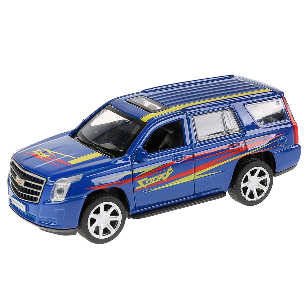 

Машина металлическая Cadillac Escalade Спорт 12 см, открываются двери, инерционная