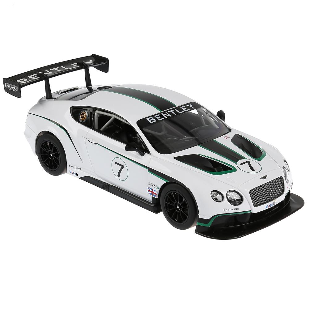 Машина р/у Rastar - Bentley Continental Gt3, масштаб 1:14 со светом, цвет белый   