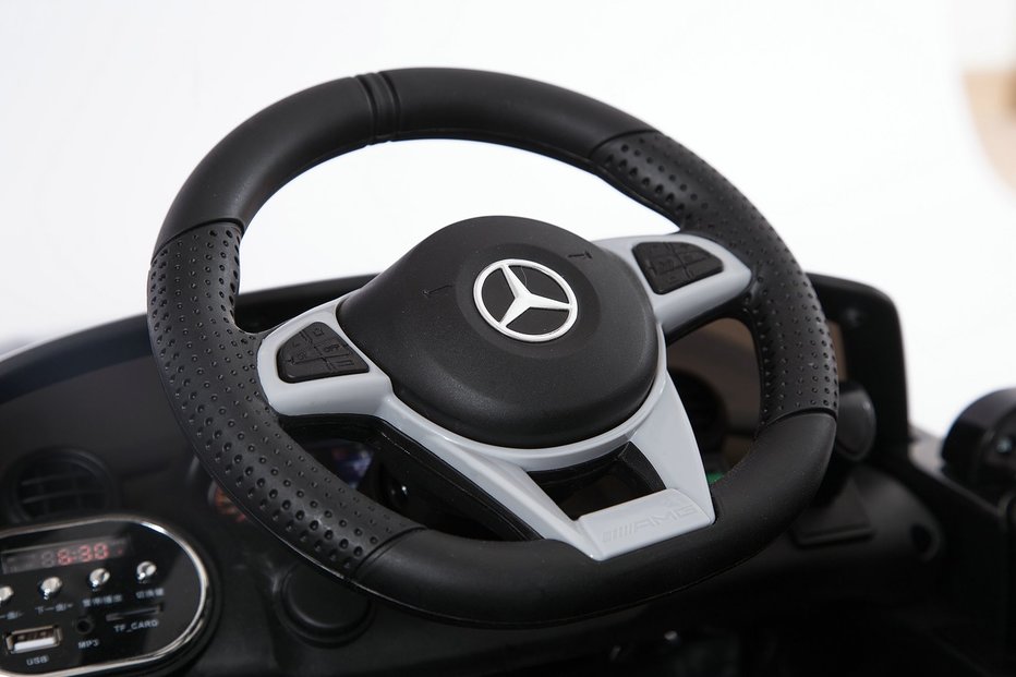 Электромобиль - Mercedes-Benz GTR, черный, свет и звук  
