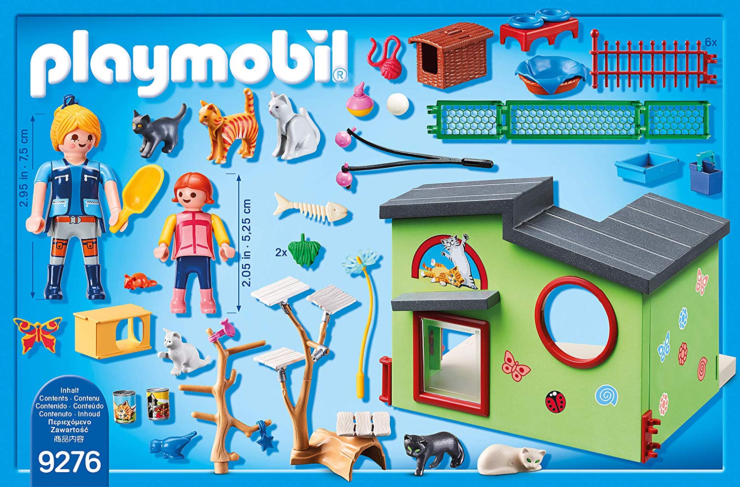 Конструктор Playmobil Отель для животных: Пансион для кошек  