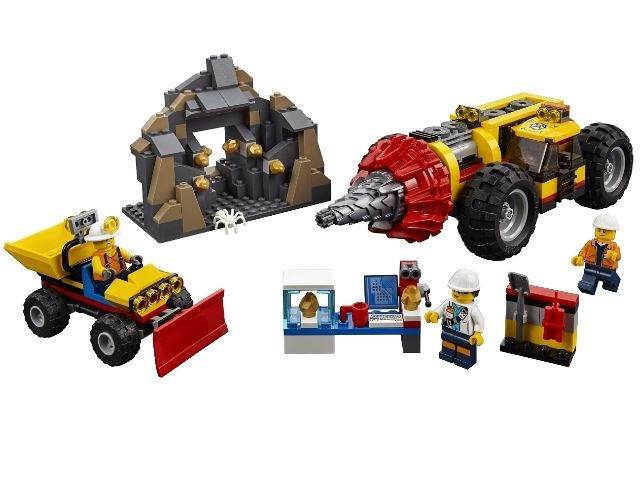 Конструктор Lego City - Тяжелый бур для горных работ City Mining  