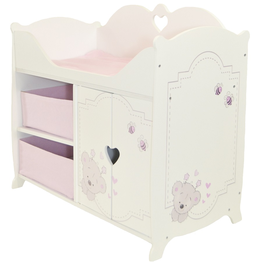 Кроватка-шкаф для кукол серия Розали Мини, цвет Пастель  