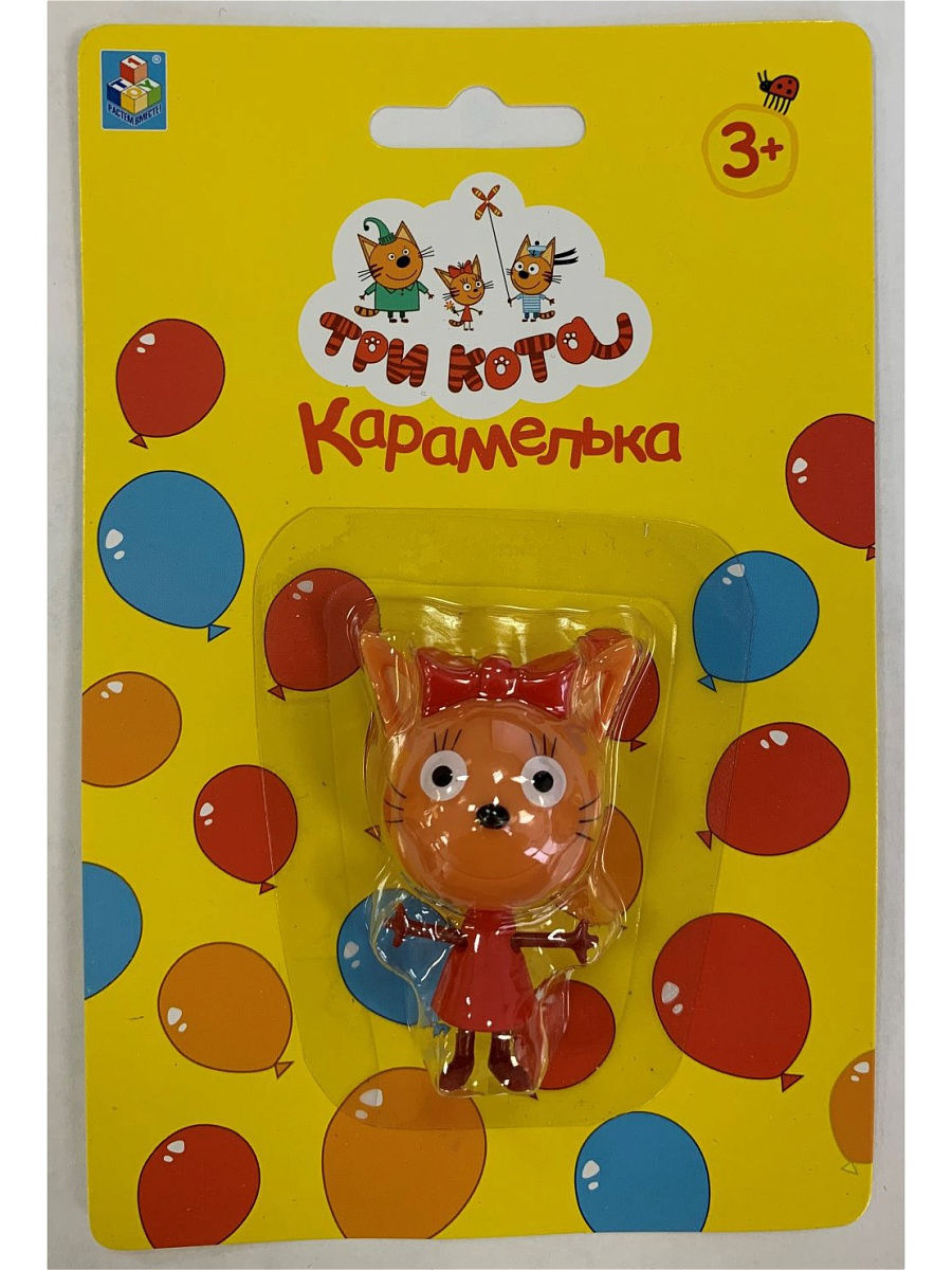 

Игровая фигурка Три кота – Карамелька, 5,7 см, подвижные ножки и ручки