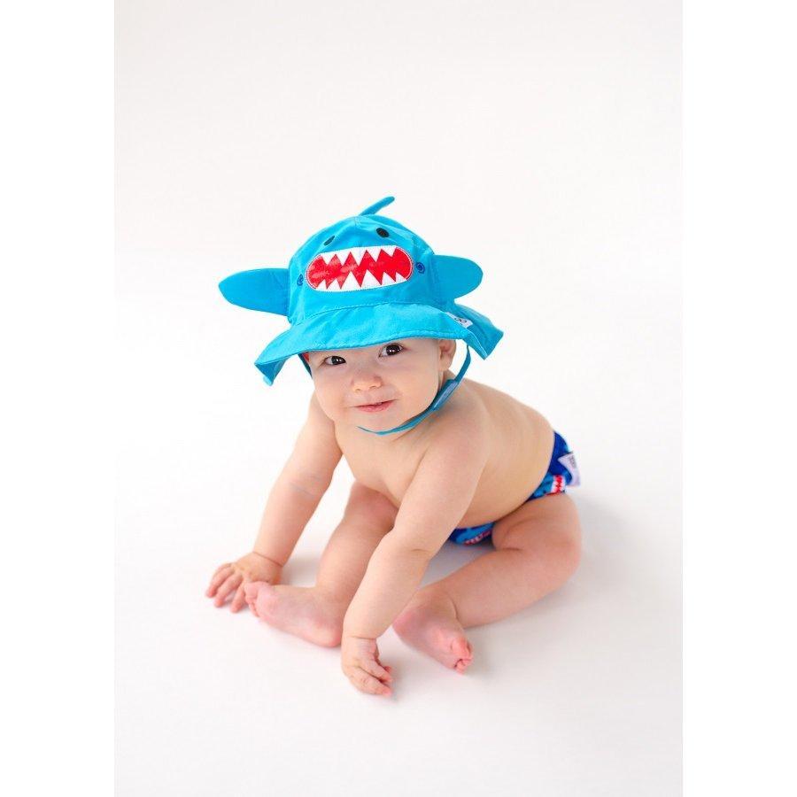 Подгузник для плавания и солнцезащитная панамка - Акула, L, 12-24 месяцев  