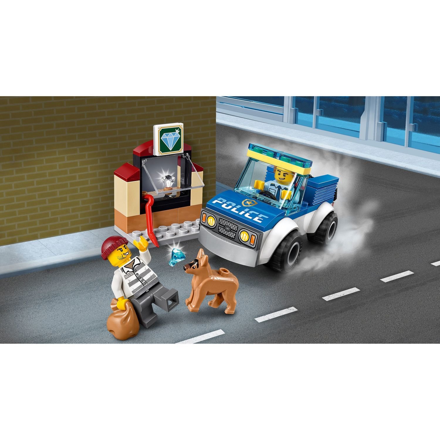 Конструктор Lego® City Police - Полицейский отряд с собакой  
