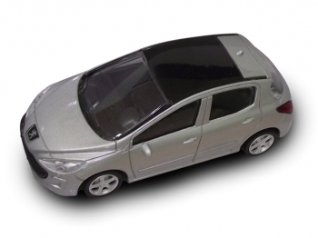 Металлическая машинка Peugeot 308, масштаб 1:43  