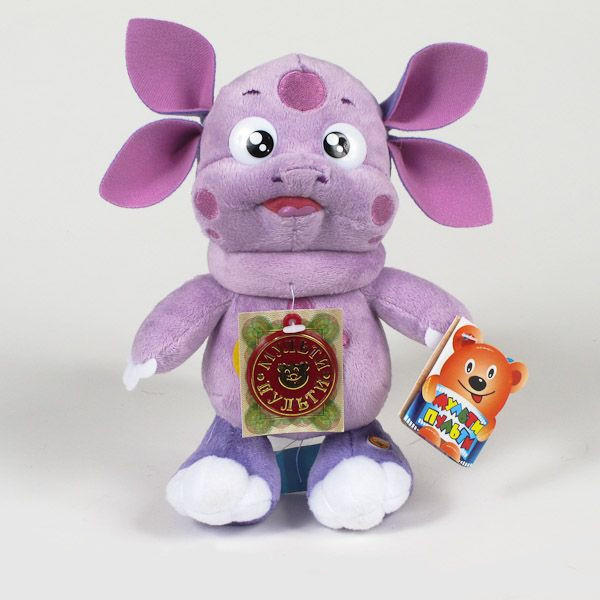 Лунтик игрушка мягкая розовый