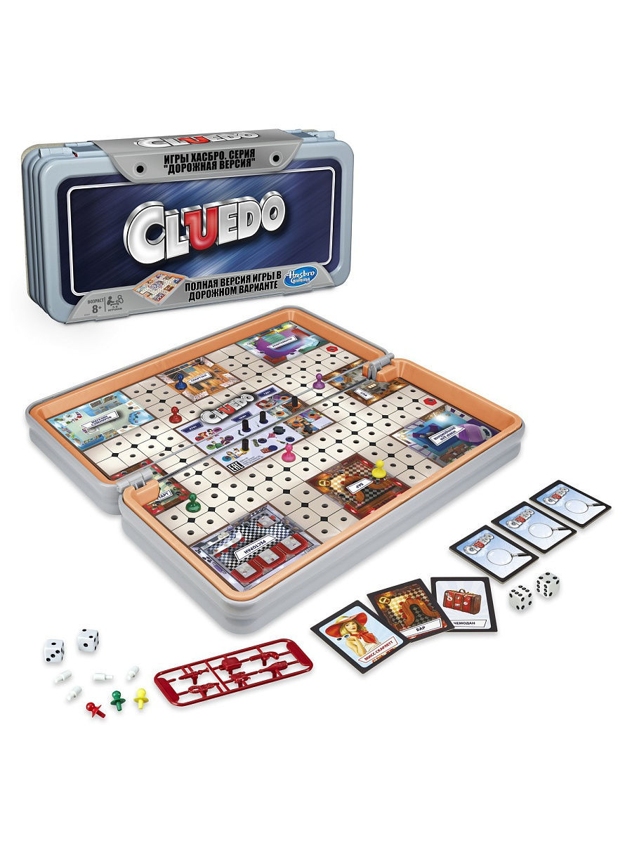 

Игра настольная дорожная Клуэдо Роудтрип