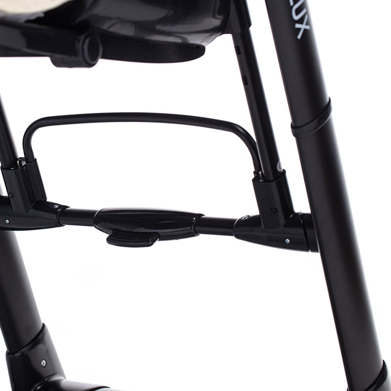 Стульчик для кормления с электронным устройством качения Nuovita Unico lux Nero, Latte, Nero/Латте, Черный  