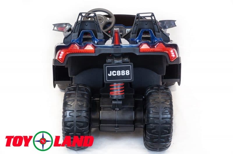 Двухместный электробагги ToyLand JC888 синего цвета, полный привод 