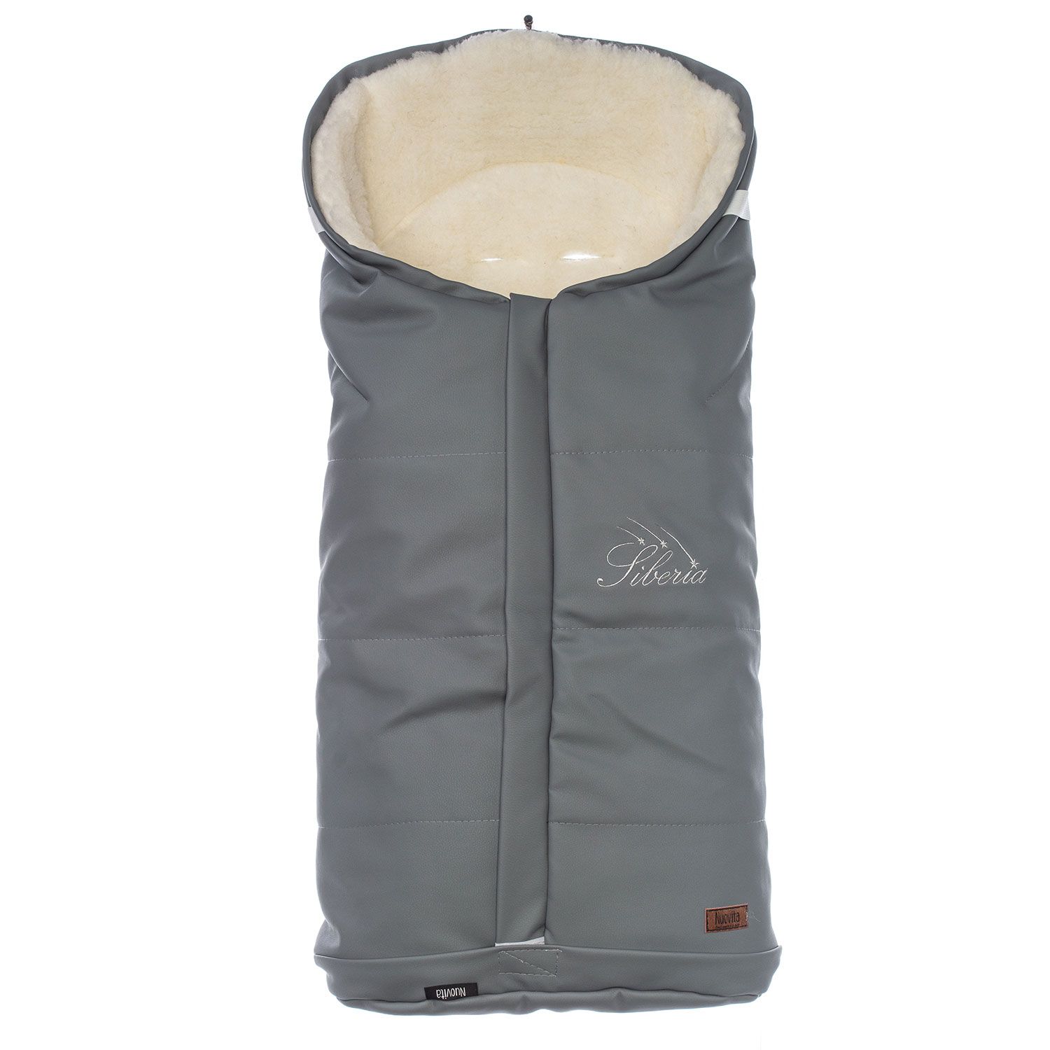 

Конверт зимний меховой Nuovita Siberia Lux Bianco, grigio/серый