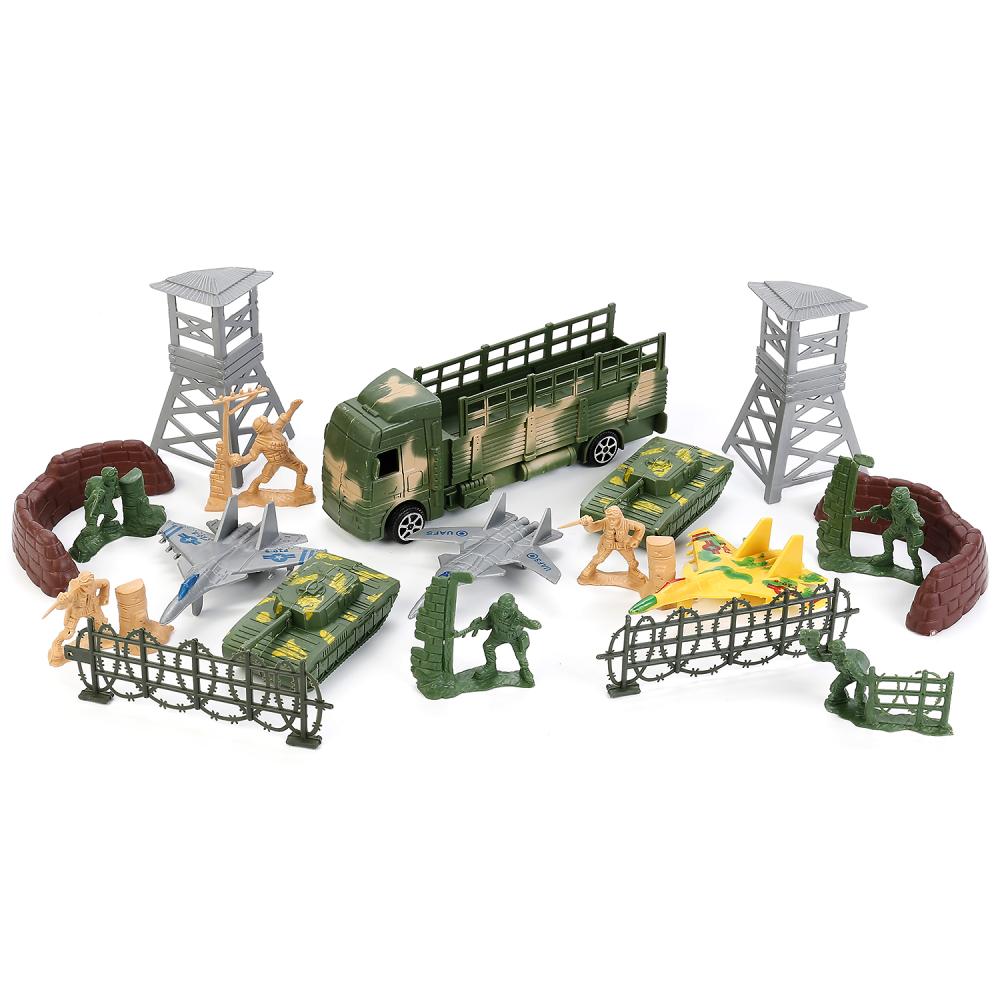 

Набор солдатиков с военной техникой и аксессуарами