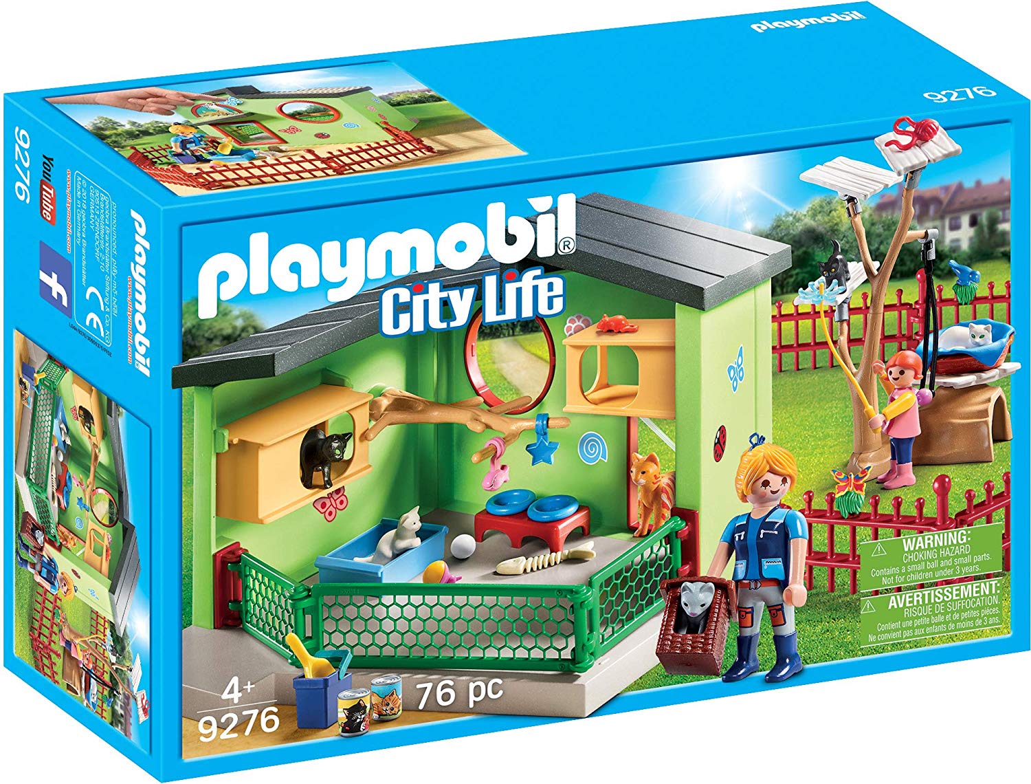 Конструктор Playmobil Отель для животных: Пансион для кошек  