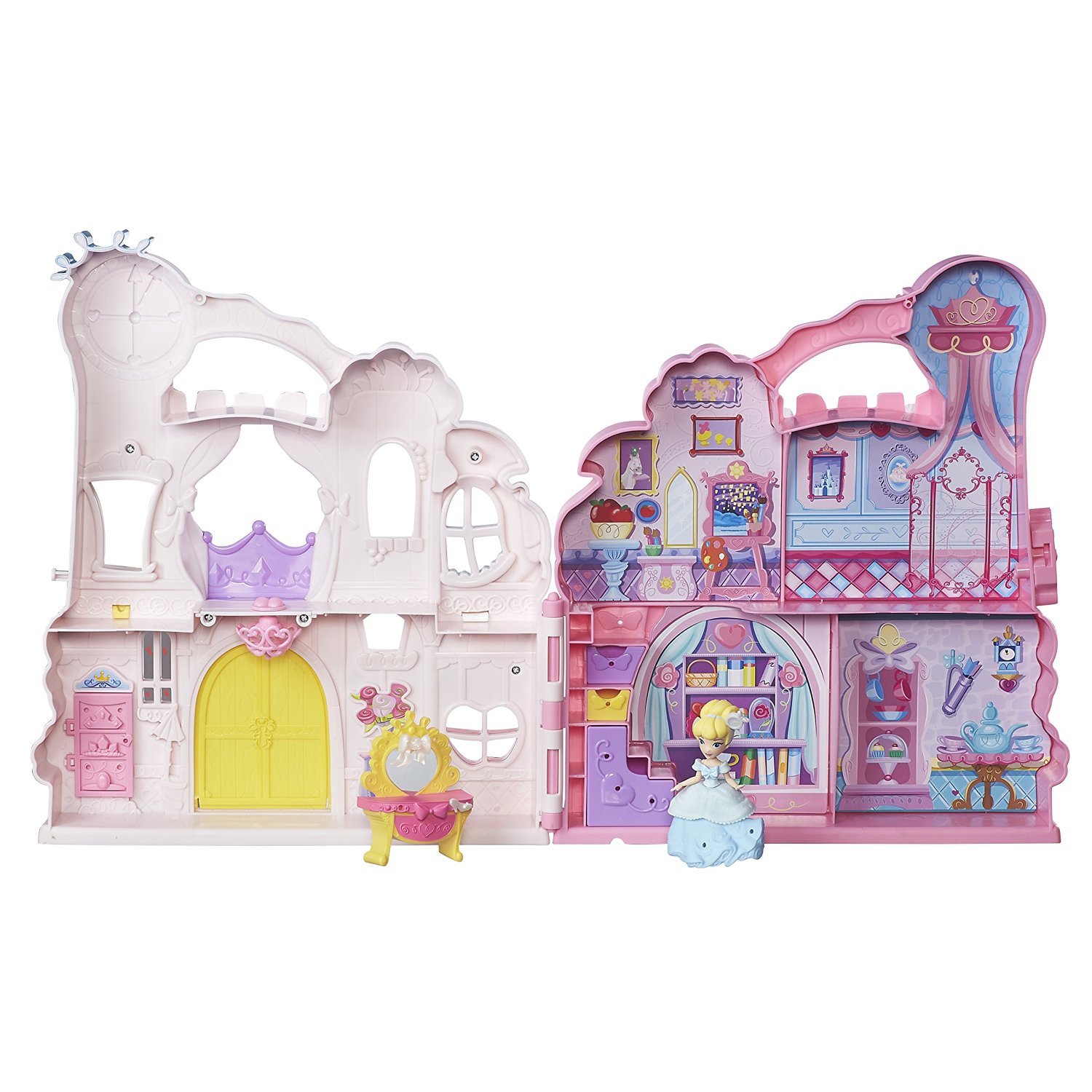 

Замок для маленьких кукол Принцесс из серии Disney Princess с фигуркой
