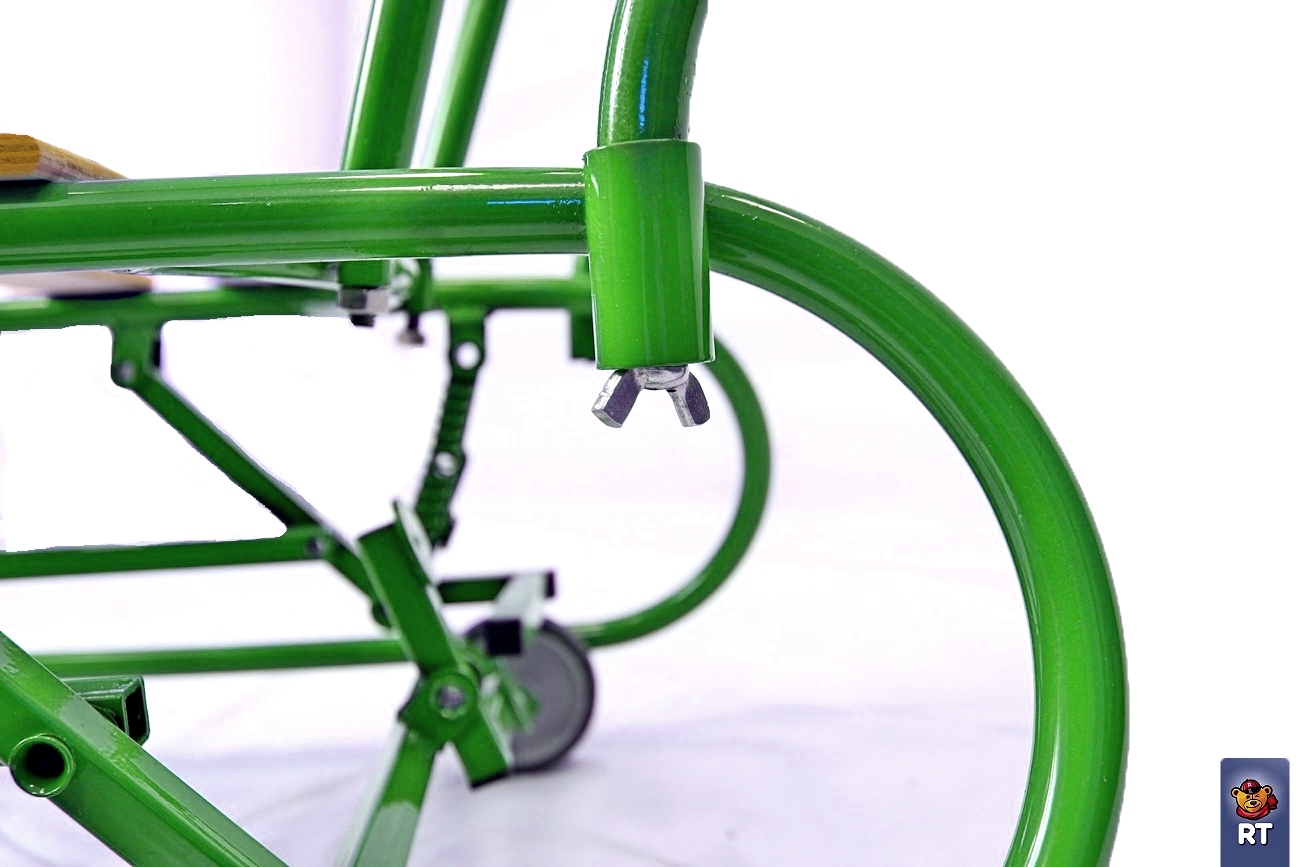 Санимобиль De luxe на колесах  зеленый  