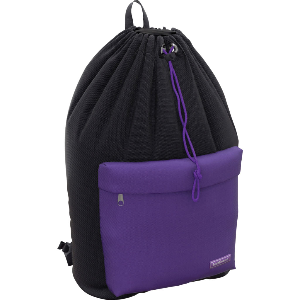 

Рюкзак на шнурке Erich Krause EasyLine 16L Black-Violet
