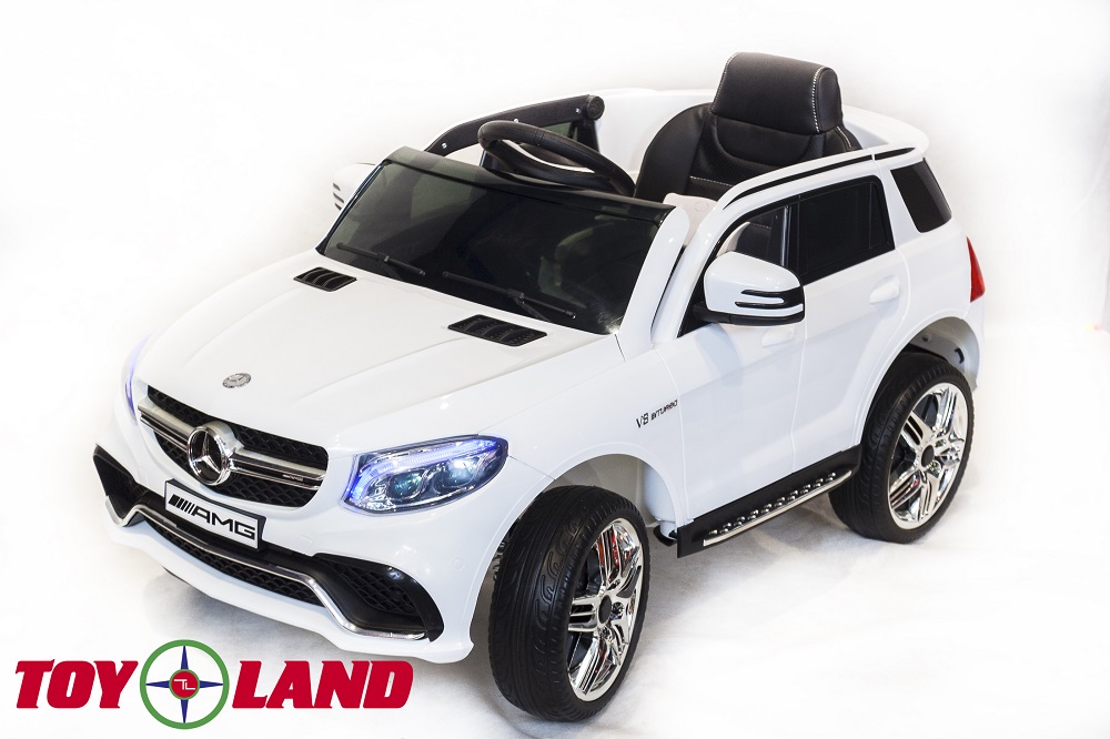 

Электромобиль - Mercedes-Benz GLE63S AMG, белый, свет и звук