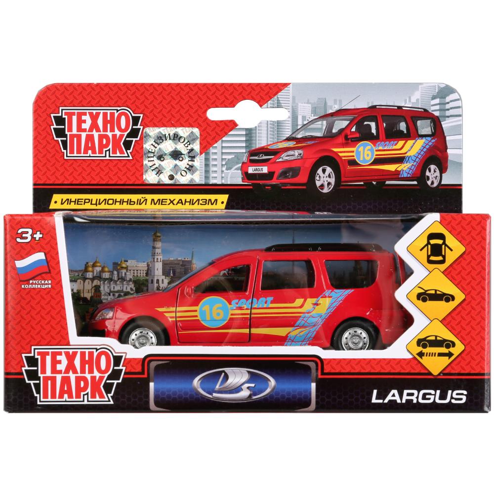 Машина инерционная металлическая - Lada Largus Спорт 12 см, открываются двери и багажник  