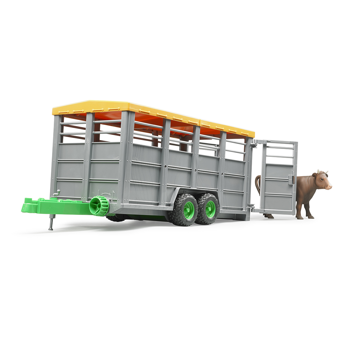 Прицеп для перевозки животных с коровой   