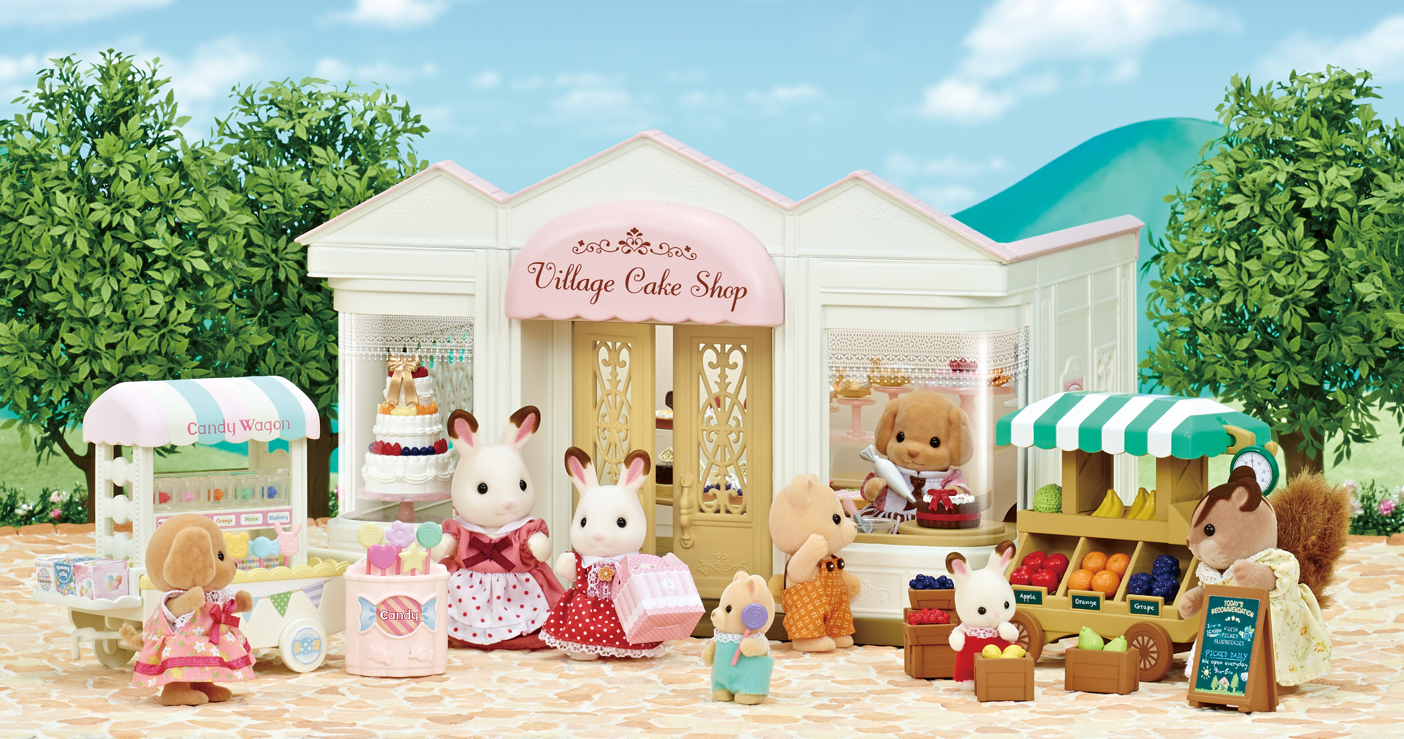 Sylvanian Families - Тележка со сладостями  