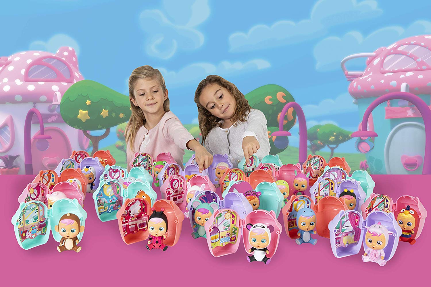 Плачущий младенец Crybabies Magic Tears в комплекте с домиком и аксессуарами  