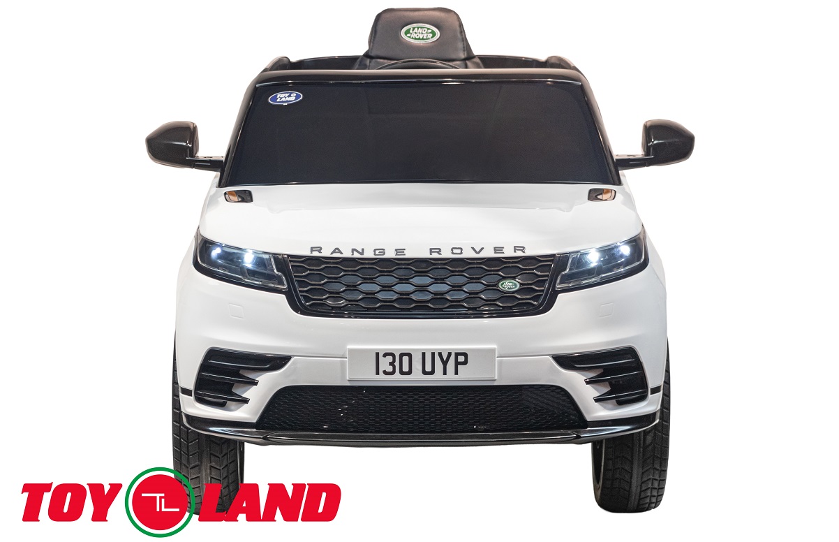 Электромобиль Джип Range Rover Velar, белый, свет и звук  