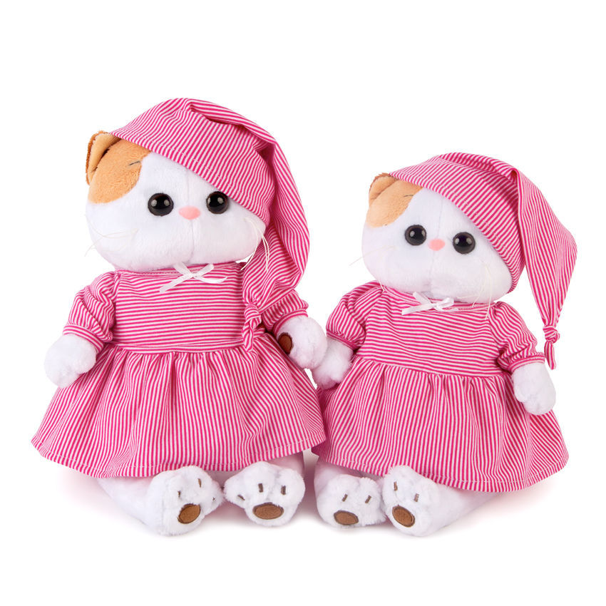 Мягкая игрушка - Кошка Ли-Ли в розовой пижамке, В1, 24 см  