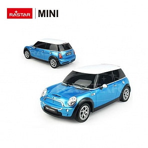 Машина Minicooper S на радиоуправлении 40 Mhz, 1:18, цвет синий (Rastar, 20900Eпц)