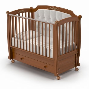 Детская кровать Nuovita Furore Swing продольный, noce scuro/темный орех (Nuovita, FURS_150)