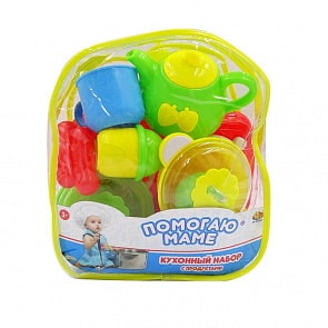 Помогаю маме. Набор посуды в сумочке (ABtoys, PT-01238)