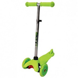 Самокат 3-х колесный - Next, управление наклоном, зеленый (Next, S105GREENsim)