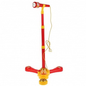 Развивающий микрофон, 20 песен из м/ф, разъемы для микрофона/mp3-плеера (Умка, B1451584-R)