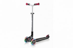 Самокат трёхколёсный Globber Master Lights черный (Globber, 662-120)