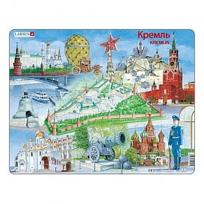 Обучающий пазл - Кремль, 61 деталь (Larsen, KH14k)