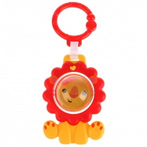 Погремушка со съемным кольцом Лев (Умка, KK2680-20-R)