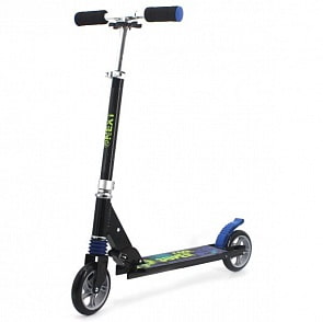 Двухколесный складной самокат – Next, колеса 14,5 см, черно-синий (Next, C1418Ssim)