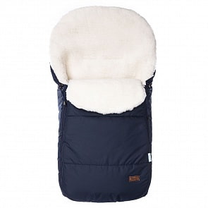 Конверт зимний меховой Nuovita Vichingo Bianco, blu scuro/темно-синий (Nuovita, VICB_2549)
