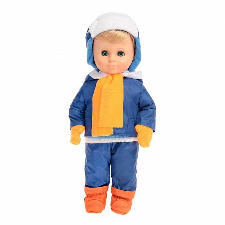 Кукла - Мальчик дидактический с комплектом сезонной одежды, 43 см. 