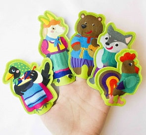 Кукольный пальчиковый театр – Потешки (Десятое королевство, 03941ДК)