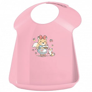 Нагрудник детский, розовый (Бытпласт, 431327005)