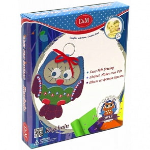 Набор шьем из фетра - брелок «Совы» (Docha&Mama, 57965)