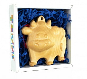 Елочное украшение 3d - Бычок (Томик, 2020-2 ТОМИК)